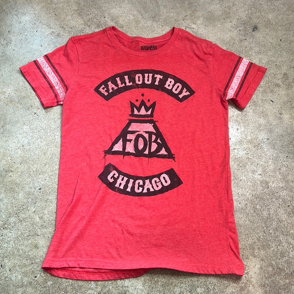 ManHead Fall Out Boy Chicago Graphic T Shirt